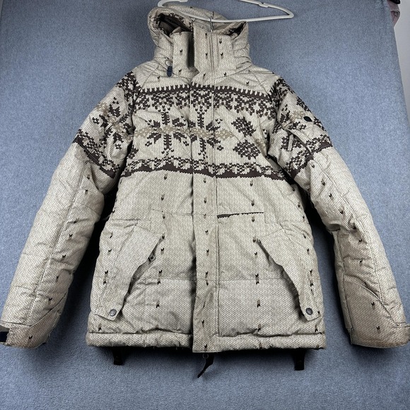 686 Other - 686 Jacket Mens Small Tan Brown Snowboard Ski Hooded Insulated Limited Edition